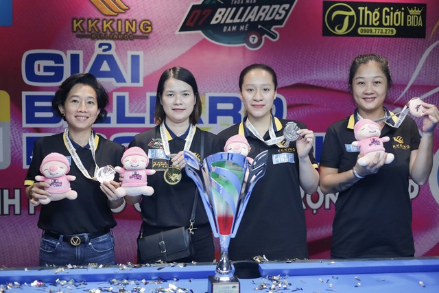 Cơ thủ Bùi Xuân Vàng xuất sắc vô địch giải billiards pool nữ TP.HCM mở rộng 2023 - Ảnh 2.