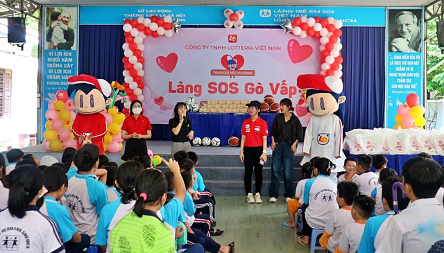 Các hoạt động giao lưu tại Làng trẻ em SOS Gò Vấp