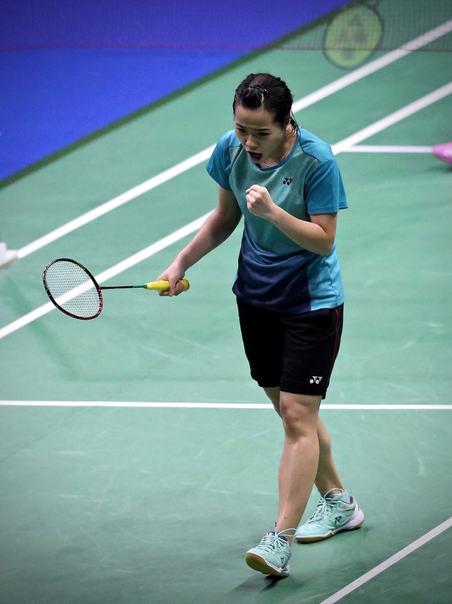 Nguyễn Thùy Linh thắng ngoạn mục tay vợt chủ nhà giải cầu lông Mỹ mở rộng - Ảnh 1.