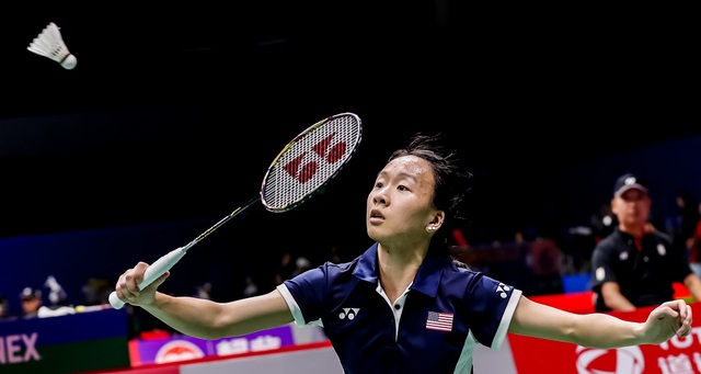 Nguyễn Thùy Linh thắng ngoạn mục tay vợt chủ nhà giải cầu lông Mỹ mở rộng - Ảnh 3.