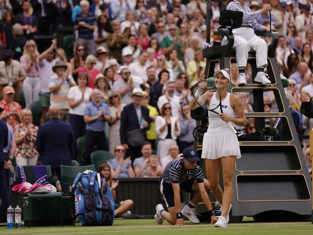 Ons Jabeur gặp Vondrousova trong chung kết giải Wimbledon, lịch sử gọi tên ai? - Ảnh 3.