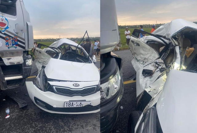 Nam Định: Tai nạn giao thông nghiêm trọng, hai người tử vong - Ảnh 1.