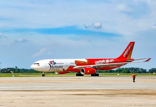 Biểu tượng Du lịch Việt Nam lên thân tàu bay lớn của Vietjet - Ảnh 2.