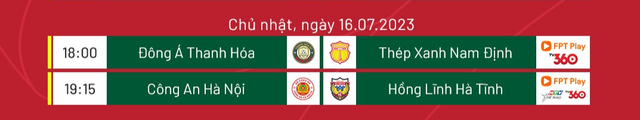 Lịch thi đấu và trực tiếp vòng 1 giai đoạn 2 V-League 2023 hôm nay (16.7) - Ảnh 3.