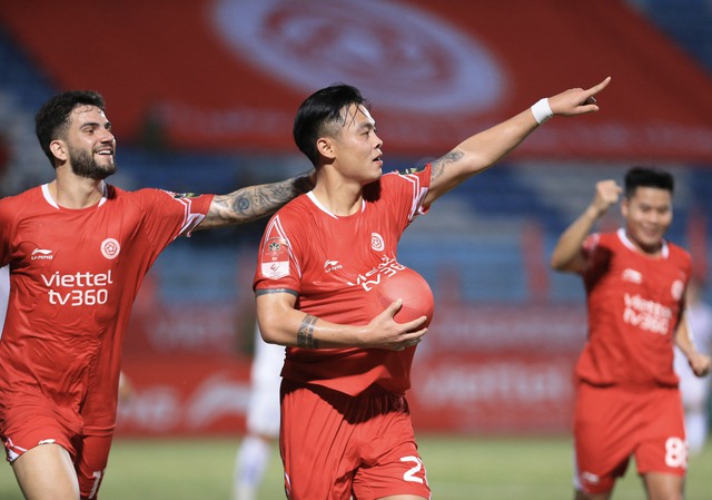 V-League 2023, CLB Viettel 2-0 CLB Hải Phòng: Nhâm Mạnh Dũng tỏa sáng  - Ảnh 3.