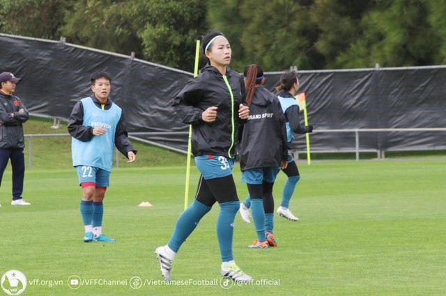 Đội tuyển nữ Việt Nam tập nặng nhất kể từ khi sang New Zealand - Ảnh 1.