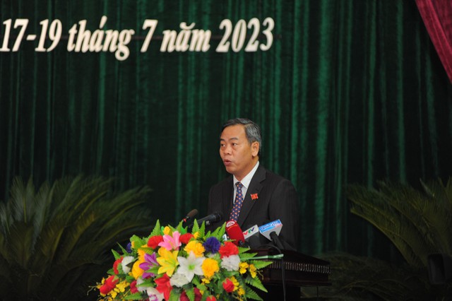 Chủ tịch Quốc hội Vương Đình Huệ dự phiên khai mạc HĐND tỉnh Quảng Trị - Ảnh 2.