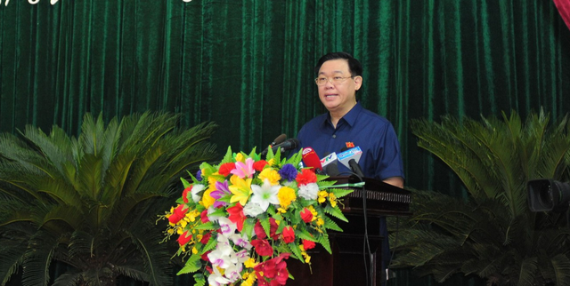 Chủ tịch Quốc hội Vương Đình Huệ dự phiên khai mạc HĐND tỉnh Quảng Trị - Ảnh 3.