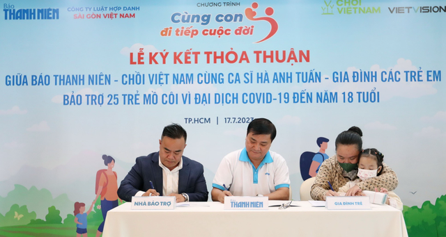 Chồi Việt Nam cùng ca sĩ Hà Anh Tuấn bảo trợ 25 trẻ mồ côi do Covid-19  - Ảnh 1.