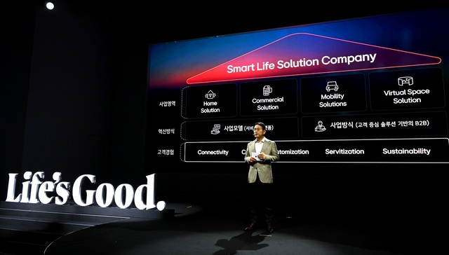 LG đặt mục tiêu trở thành công ty chuyên cung cấp giải pháp cuộc sống thông minh - Ảnh 1.