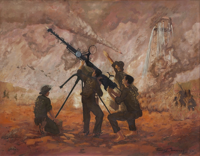 Xúc động với 100 bức ký họa chiến trường đầy tâm huyết của họa sĩ Trang Phượng - Ảnh 9.