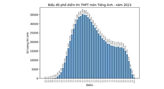 Môn tiếng Anh lại 'đội sổ kỳ thi tốt nghiệp THPT  - Ảnh 1.