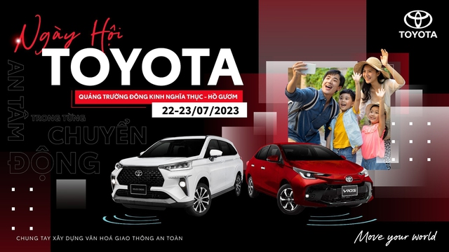 Hòa mình vào không khí sôi động của &quot;Ngày hội Toyota - An tâm trong từng chuyển động&quot; thông qua những trải nghiệm mới mẻ và hấp dẫn