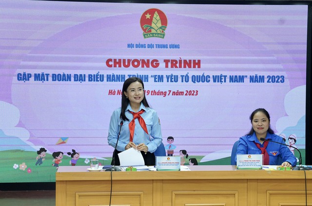 Thiếu nhi đề đạt nhiều nguyện vọng trong Hành trình 'Em yêu Tổ quốc Việt Nam' - Ảnh 1.