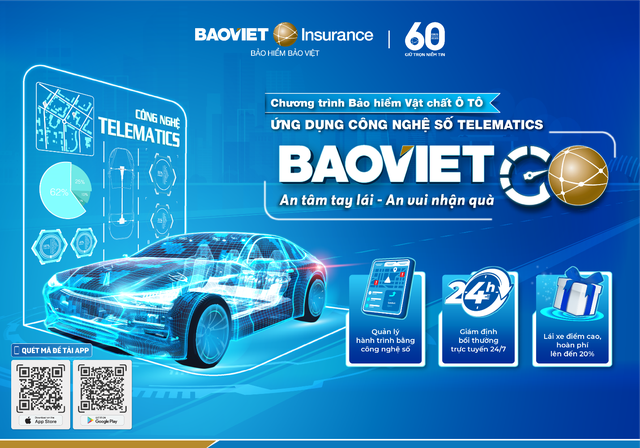 BAOVIET GO ra mắt Bảo hiểm xe ô tô ứng dụng công nghệ số  - Ảnh 1.