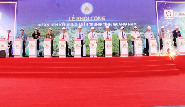 Khởi công dự án liên kết vùng miền Trung tỉnh Quảng Nam hơn 750 tỉ đồng - Ảnh 2.