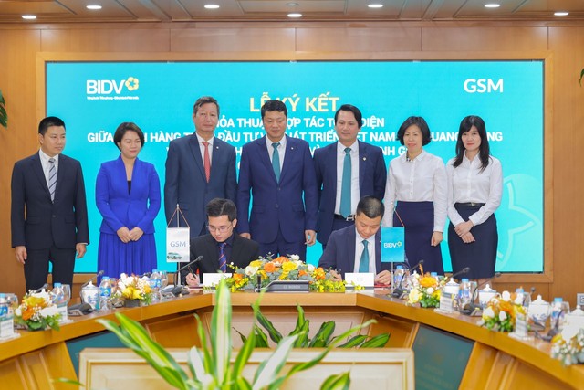 Công ty GSM ký kết thỏa thuận hợp tác toàn diện với BIDV Chi nhánh Quang Trung - Ảnh 2.