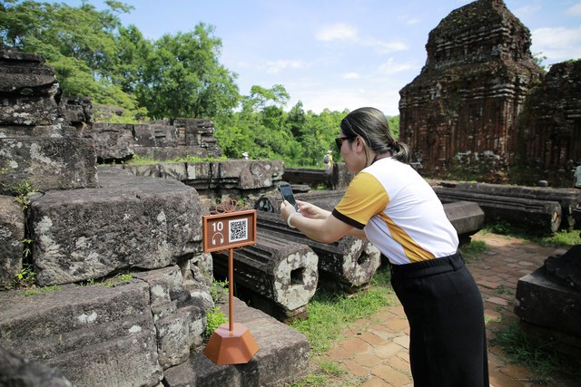 Nghe kể chuyện về Thánh địa Mỹ Sơn bằng chính chiếc điện thoại của mình - Ảnh 2.