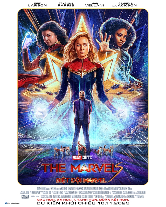 Trailer 'The Marvels' hé lộ sức mạnh bộ ba nữ siêu anh hùng đình đám MCU - Ảnh 1.