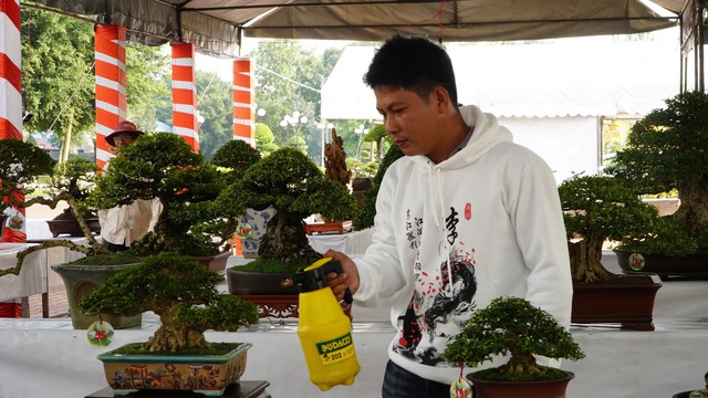 Chàng trai có khi kiếm được 100 triệu đồng/tháng nhờ làm bonsai dáng đẹp - Ảnh 1.