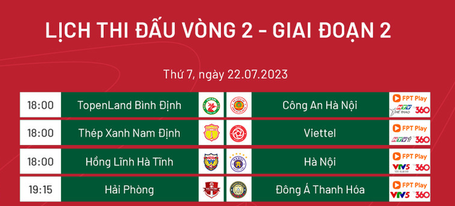 Lịch thi đấu và trực tiếp vòng 2 giai đoạn 2 V-League 2023 hôm nay: Gay cấn - Ảnh 5.