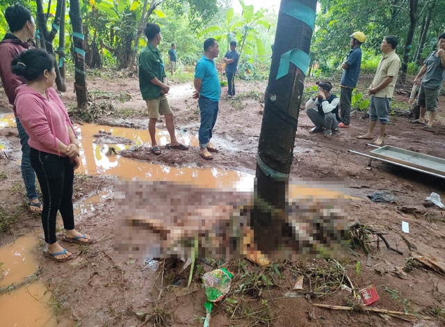 Nước lũ cuốn trôi khi qua cầu, một người đàn ông tại Bình Phước tử vong - Ảnh 1.