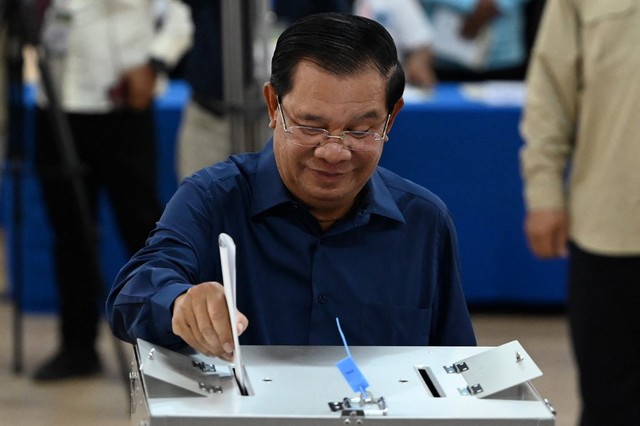 Hơn 9,7 triệu cử tri Campuchia bầu cử Quốc hội khóa VII - Ảnh 1.