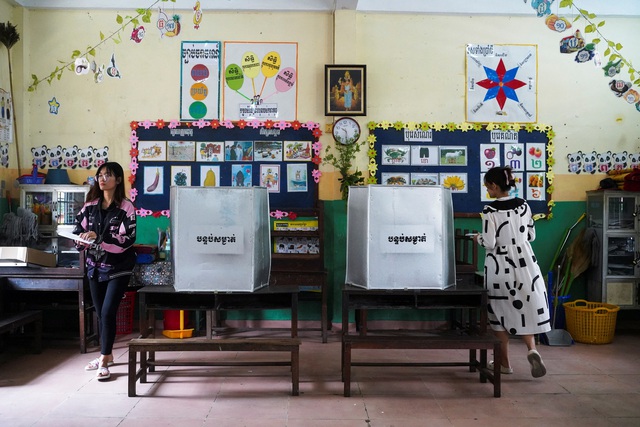 Hơn 9,7 triệu cử tri Campuchia bầu cử Quốc hội khóa VII - Ảnh 6.