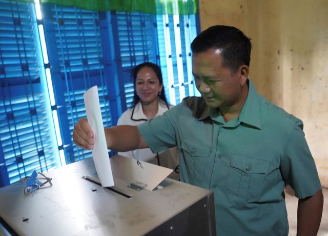 Hơn 84% số cử tri Campuchia bỏ phiếu bầu quốc hội
 - Ảnh 1.