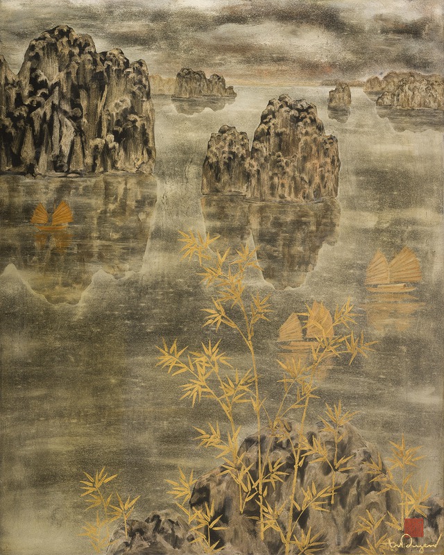 'Họa Duyên tương ngộ', di sản nghệ thuật của danh họa Trần Phúc Duyên hồi cố hương - Ảnh 7.