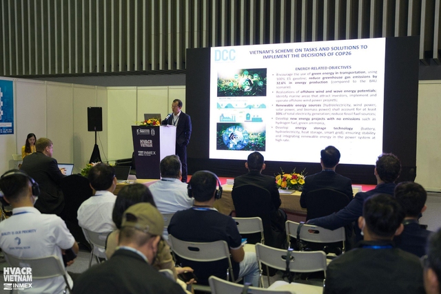 Các hội thảo trong triển lãm được xây dựng với nội dung thực tiễn và cập nhật nhất về ngành (Hình: HVACR Vietnam 2022)
