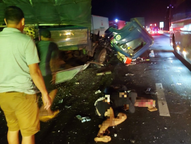 Lại xảy ra tai nạn giao thông trên cao tốc Vĩnh Hảo- Phan Thiết - Ảnh 1.