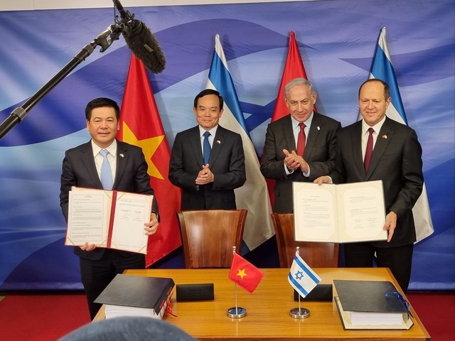 Việt Nam và Israel ký hiệp định thương mại tự do sau 7 năm đàm phán - Ảnh 1.