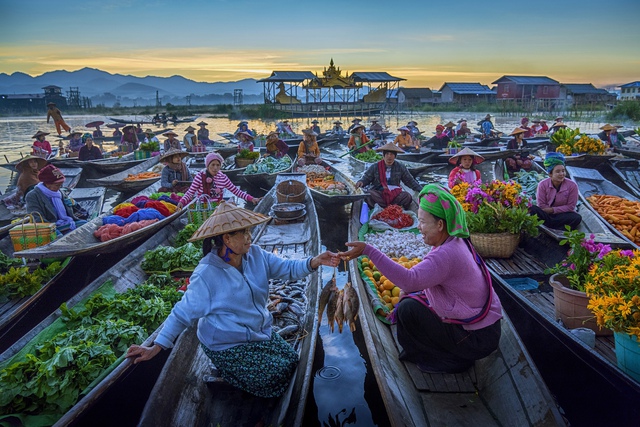 Đến Myanmar ngắm lụa hoa sen – thưởng lãm nguyên liệu thời trang đắt nhất thế giới - Ảnh 2.