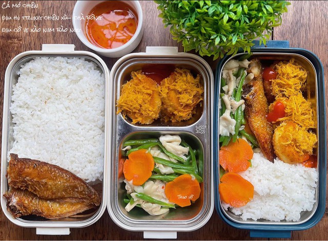 The woman shares tips for taking packed lunch to work, office workers should refer to - Photo 5.
