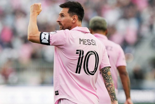 Messi rực sáng lập cú đúp, Inter Miami thắng đậm tại Leagues Cup - Ảnh 1.