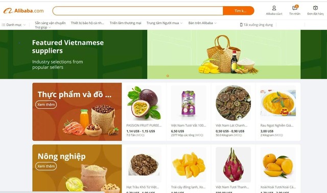 Số lượng người mua sản phẩm Việt Nam trên sàn Alibaba.com tăng 55% - Ảnh 1.