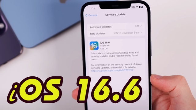 Người dùng được khuyến cáo cập nhật iOS 16.6 cho thiết bị để tránh bị tin tặc tấn công