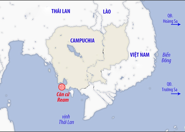 Căn cứ hải quân Campuchia nằm phía nam Biển Đông có cầu tàu cho tàu sân bay? - Ảnh 3.