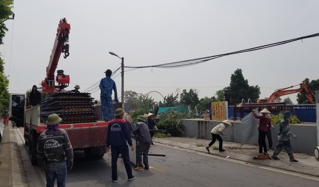 Hải Phòng: H.Thủy Nguyên cưỡng chế công trình xây dựng trái phép trên đất nông nghiệp  - Ảnh 2.