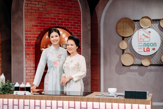 Hoa hậu Ngọc Hân tham gia tập đầu gameshow 'Của ngon vật lạ' - Ảnh 1.