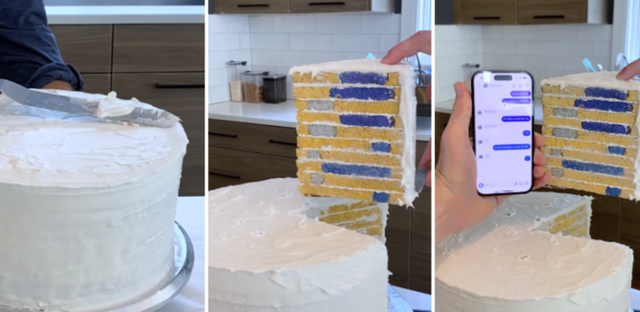 Chàng trai gây sốt vì làm bánh sinh nhật lấy cảm hứng từ trò chuyện trên Instagram - Ảnh 1.