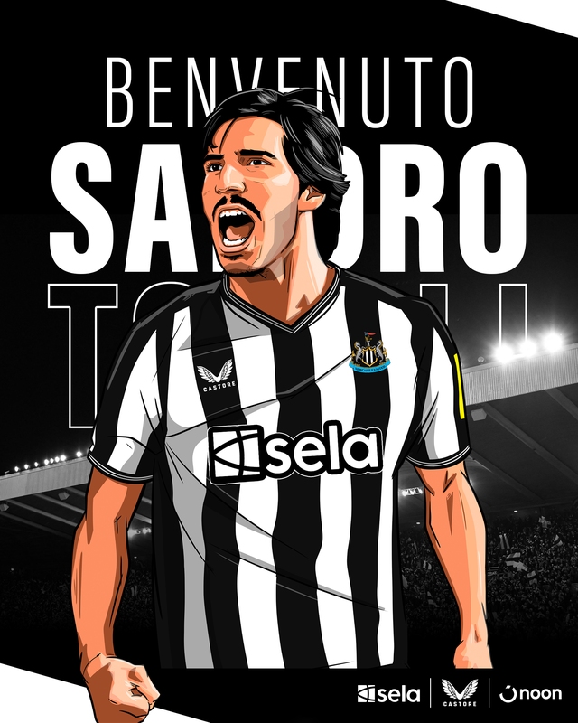 Newcastle ra mắt tiền vệ Sandro Tonali xác lập kỷ lục chuyển nhượng bóng đá Ý - Ảnh 2.