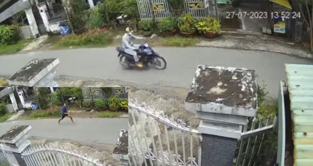 Người đàn ông chạy bộ đuổi theo kẻ trộm vào nhà lấy xe máy - Ảnh 1.
