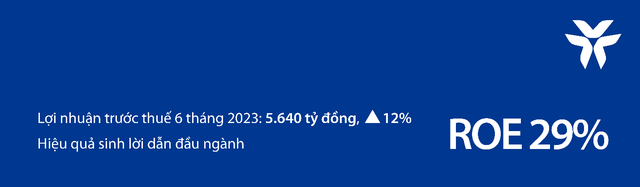 VIB: Lợi nhuận 6 tháng đầu năm 2023 tăng 12%, ROE đạt 29% - Ảnh 2.