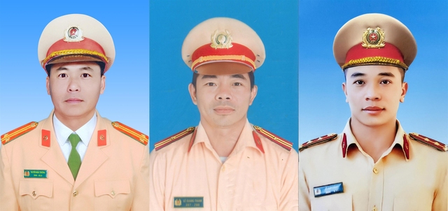 Truy thăng quân hàm 3 CSGT hy sinh trong vụ sạt lở đèo Bảo Lộc - Ảnh 1.