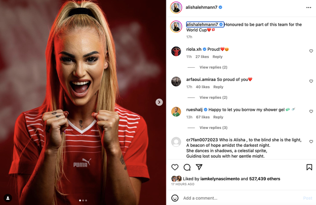 Nữ cầu thủ kiếm hàng trăm ngàn USD trên mạng xã hội nhờ World Cup nữ 2023 - Ảnh 2.