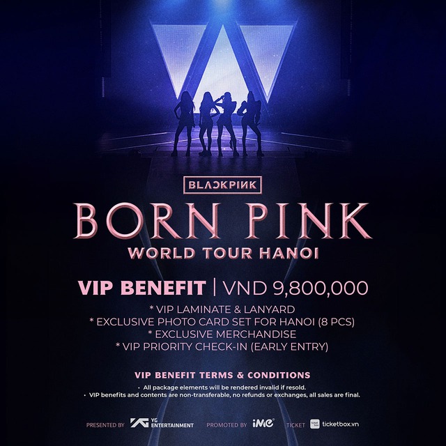 Công bố giá vé concert BlackPink tại Hà Nội, cao nhất gần 10 triệu đồng - Ảnh 2.