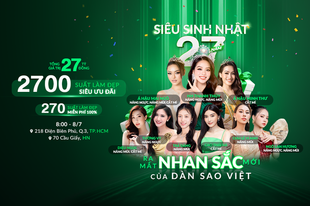 Thu Cúc tặng 2.700 suất làm đẹp siêu ưu đãi trị giá 27 tỉ - Ảnh 1.