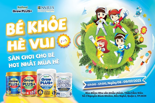 Nutifood GrowPLUS+ ra mắt 'sân chơi' siêu hot mùa hè cho trẻ em Việt  - Ảnh 1.